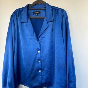 Karen Kane Royal Blue Blouse, long sleave